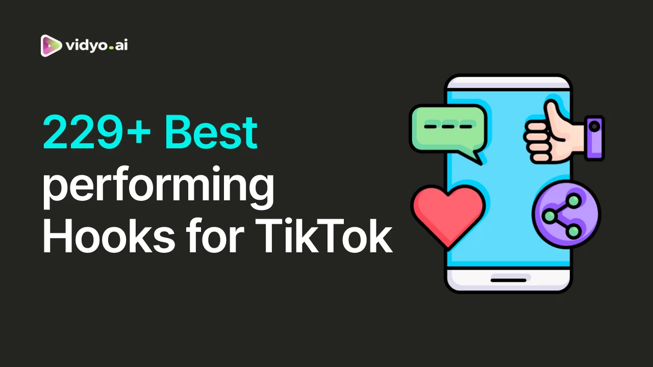 229+ Best Performing Hooks for TikTok Exposed: 5X Your Views!