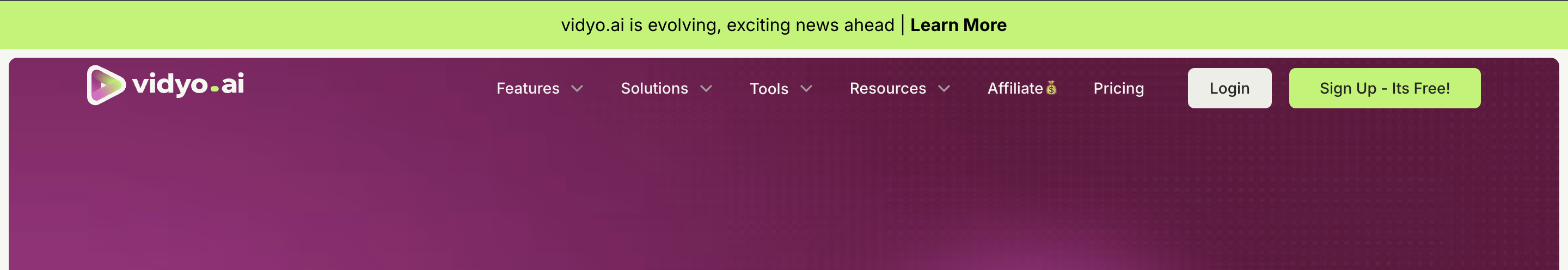 Sign up for vidyo.ai