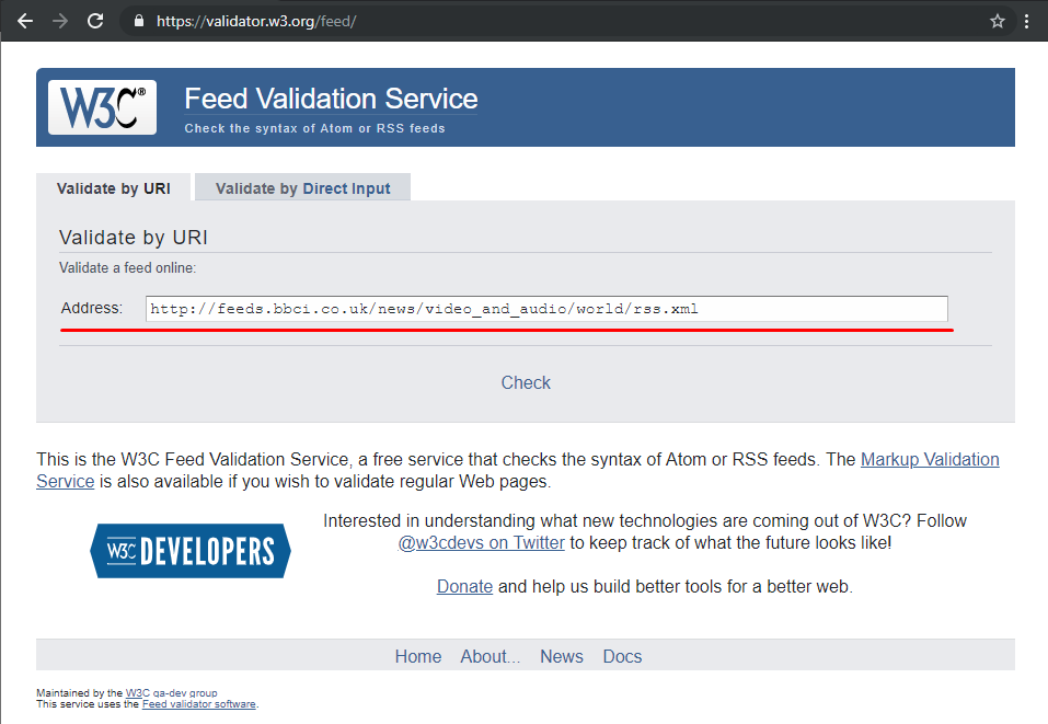 W3C-online-validator-vidyoai
