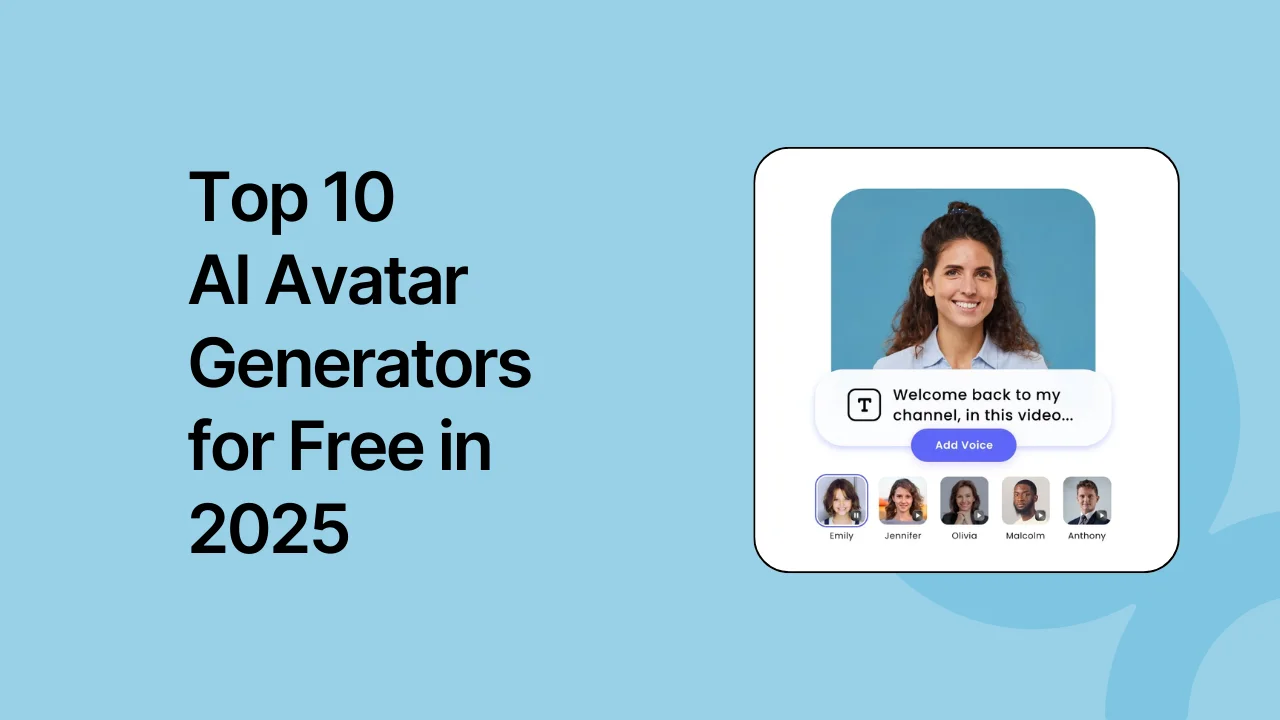 Top 10 AI Avatar Generators for Free in 2025