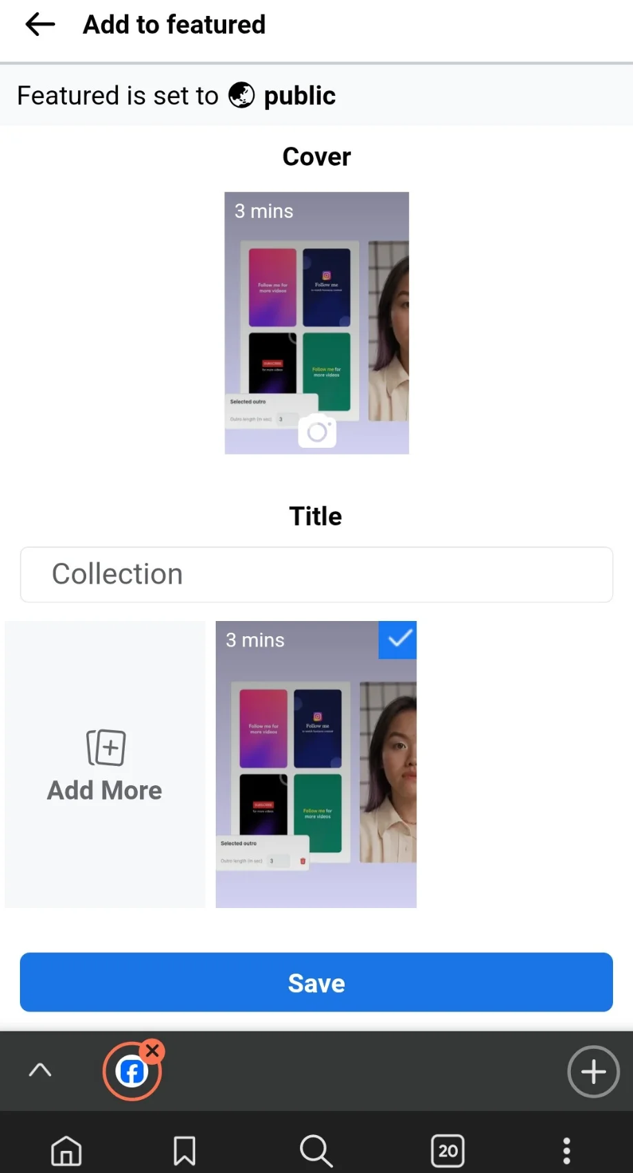 how to add facebook highlights