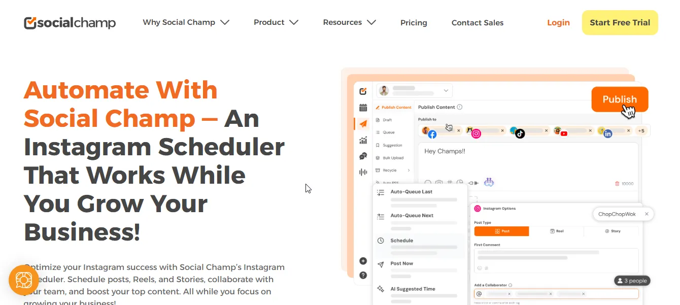 social champ instagram scheduler