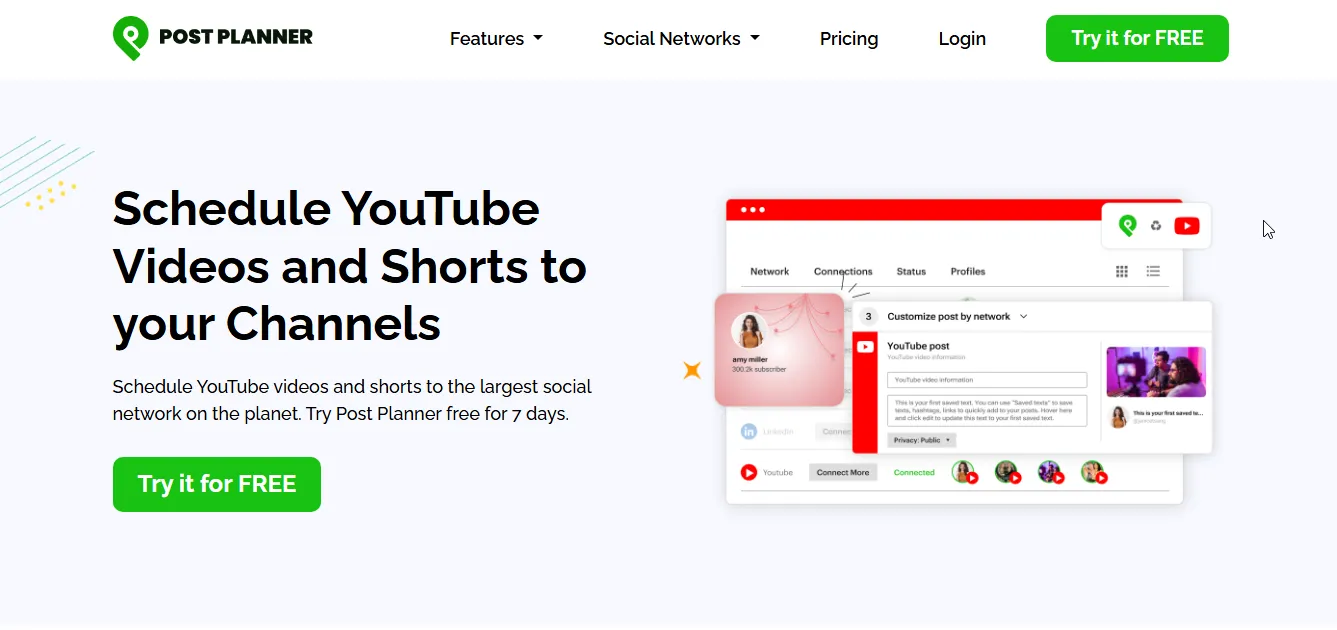 post planner ai youtube post scheduler