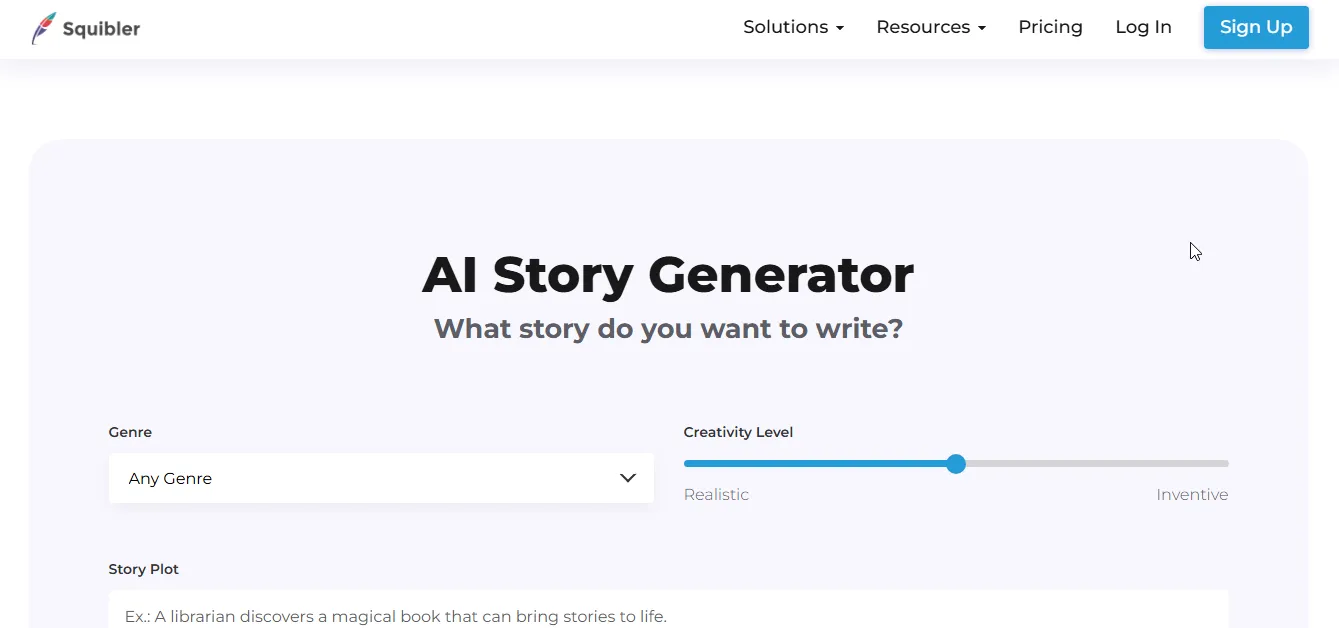 squibler ai story generators