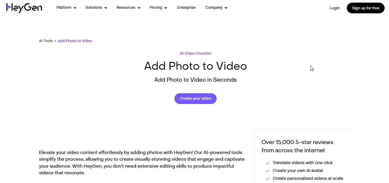 heygen add images to video