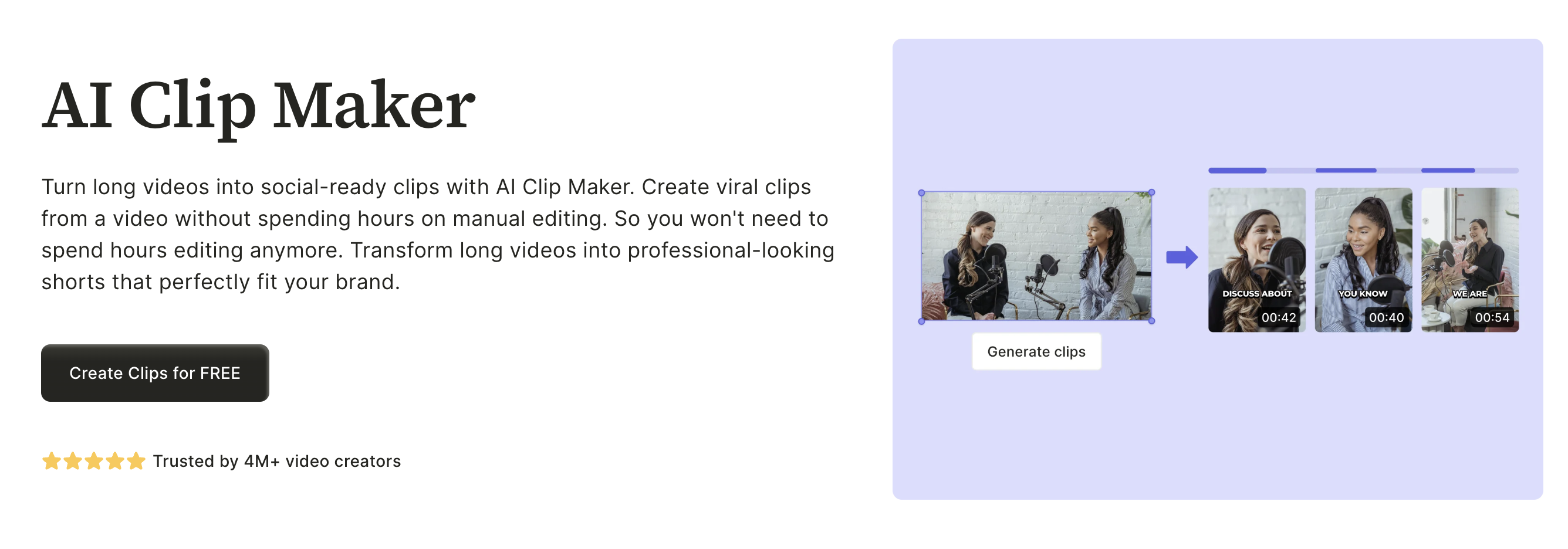 AI Clip maker