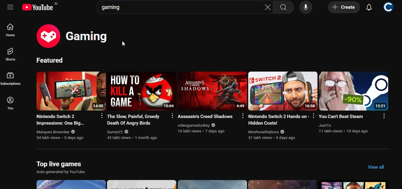 youtube niche research
