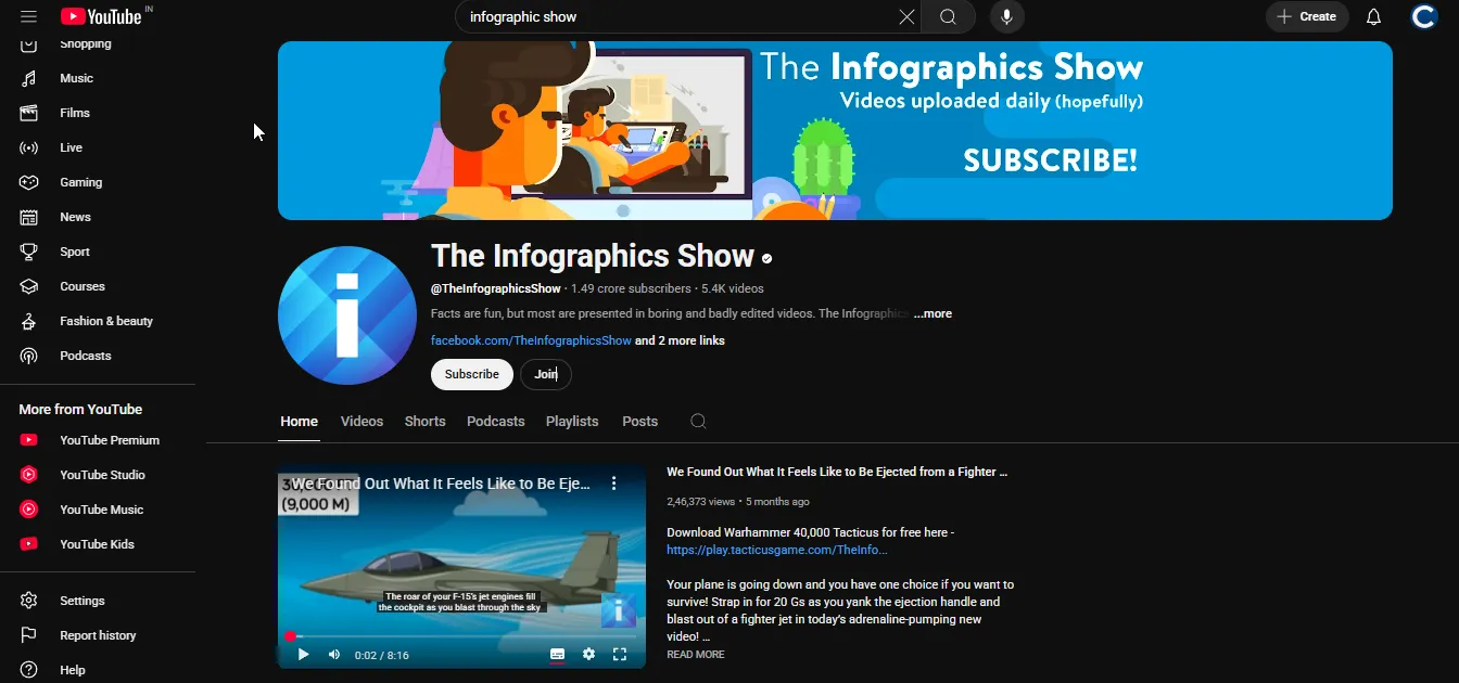 infographics show