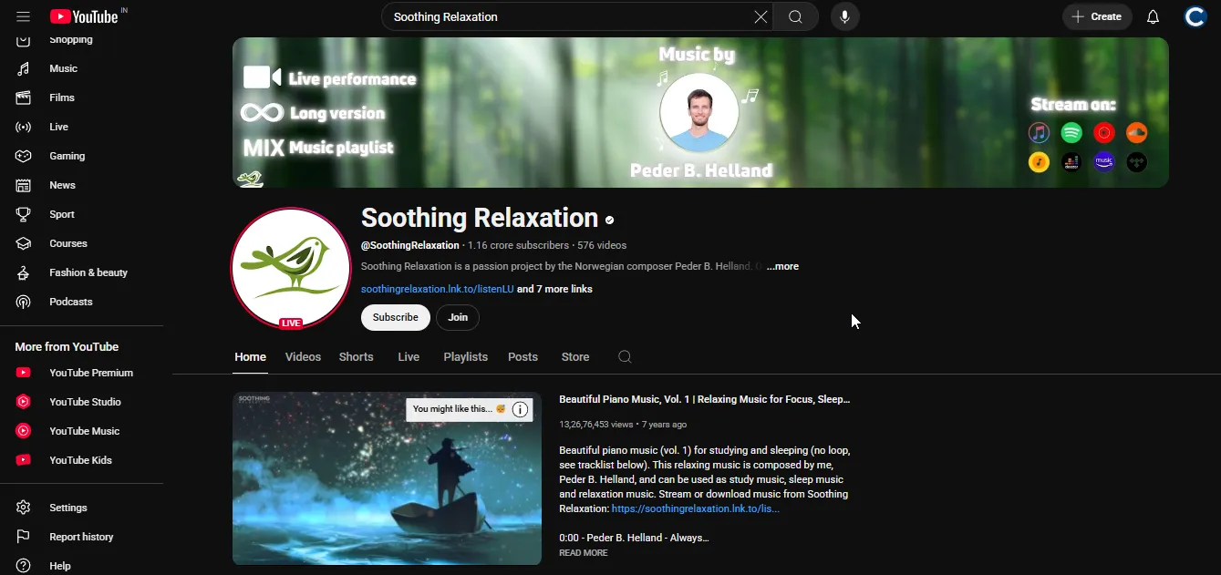 soothing relaxation
