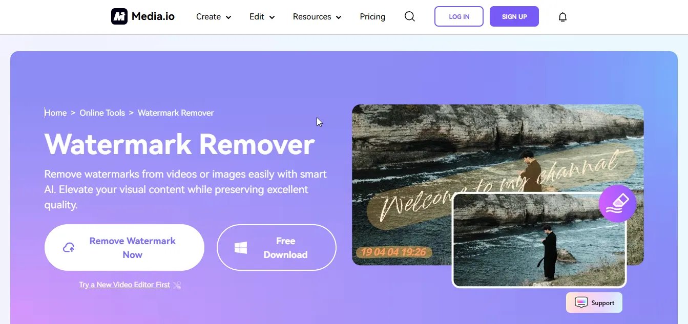media.io watermark remover