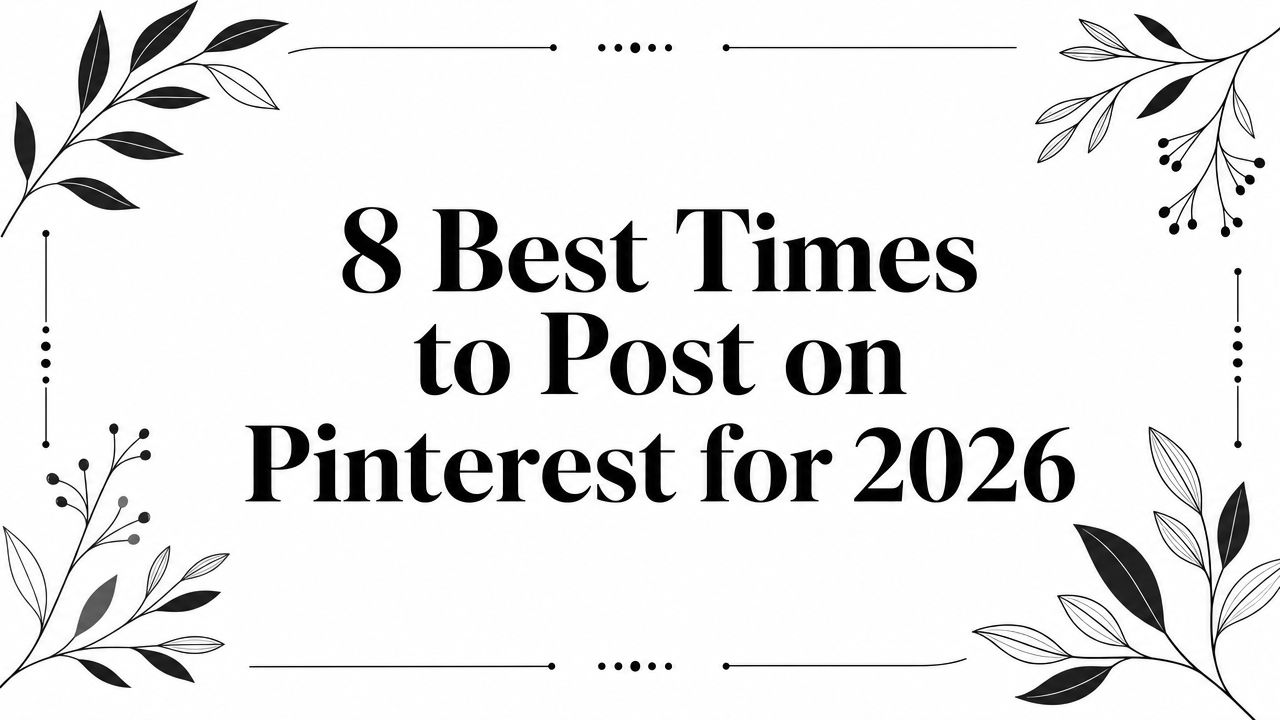 8 Best Times to Post on Pinterest for 2026