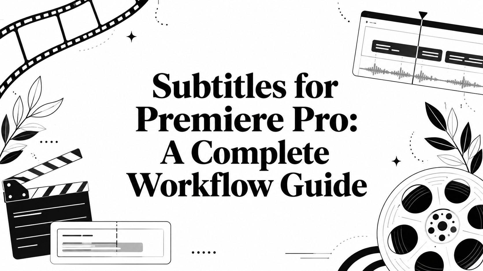Subtitles for Premiere Pro: A Complete Workflow Guide