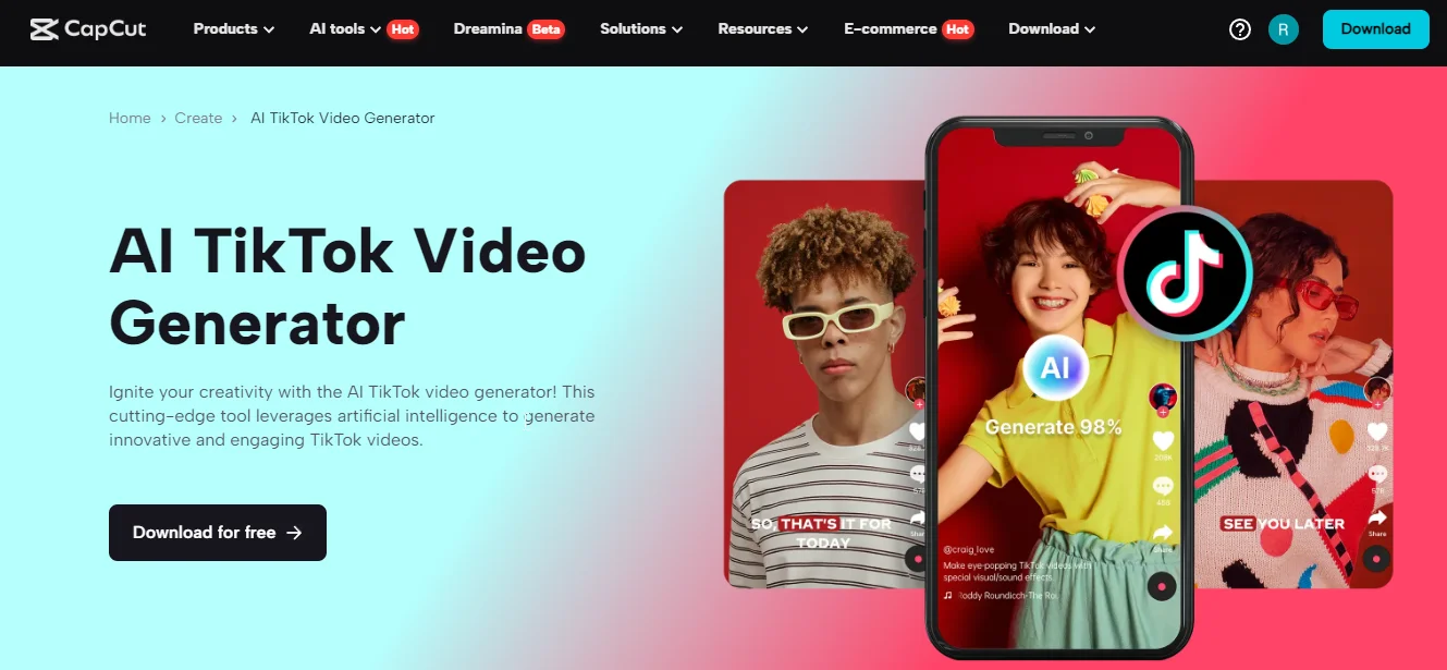 quso.ai tiktok clip maker