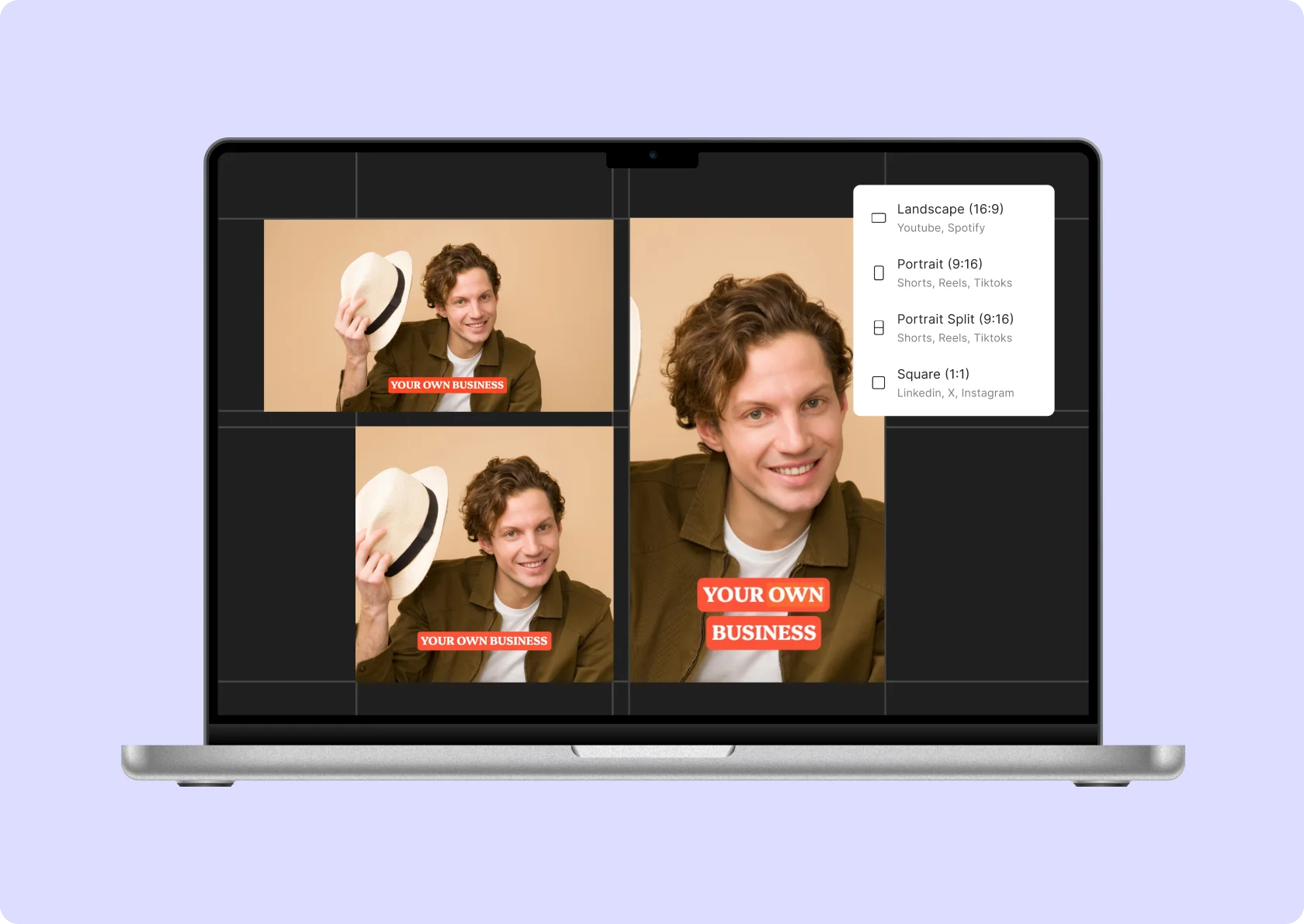 Resize video for Facebook for free