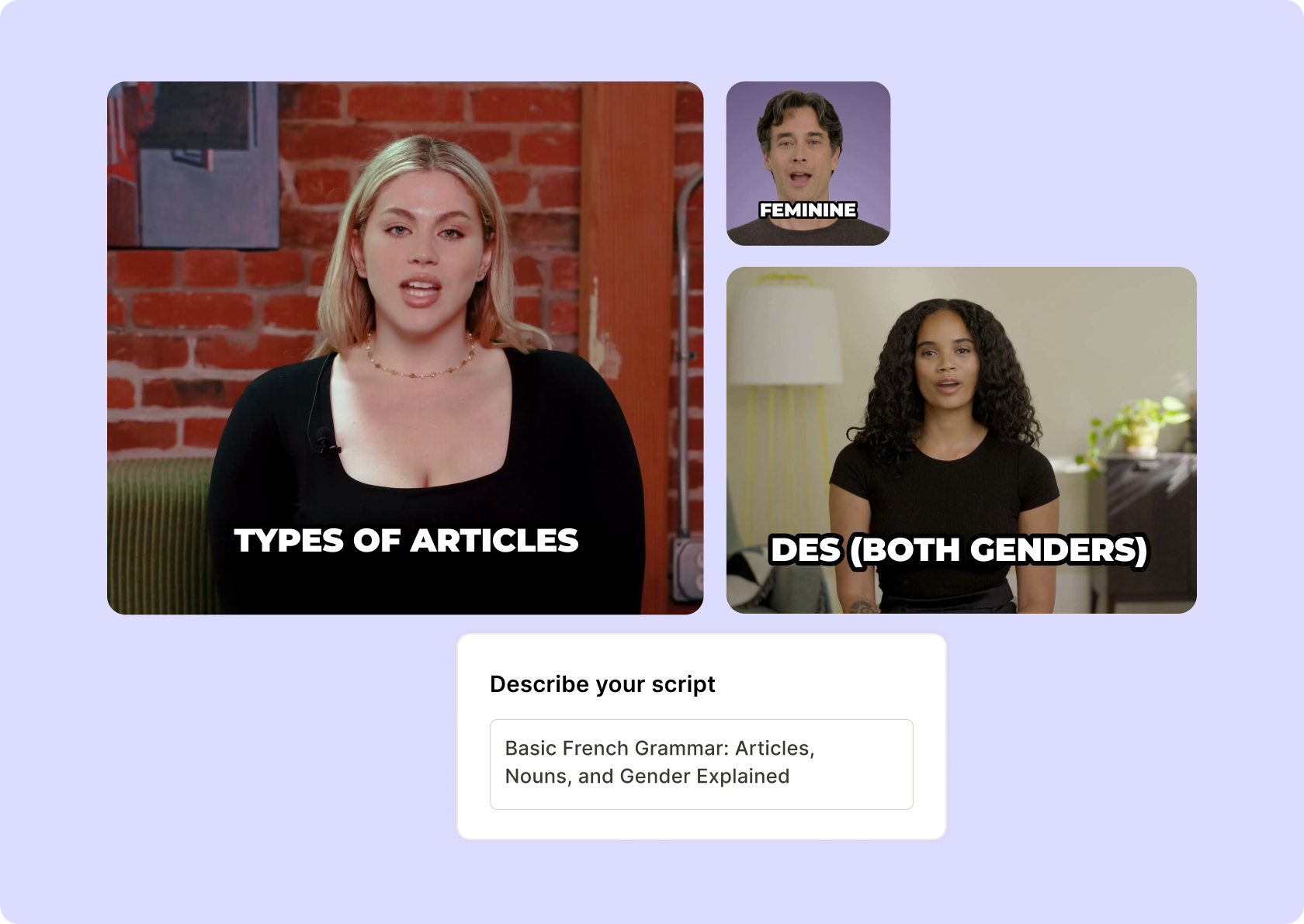 Create Your Virtual Person For Videos