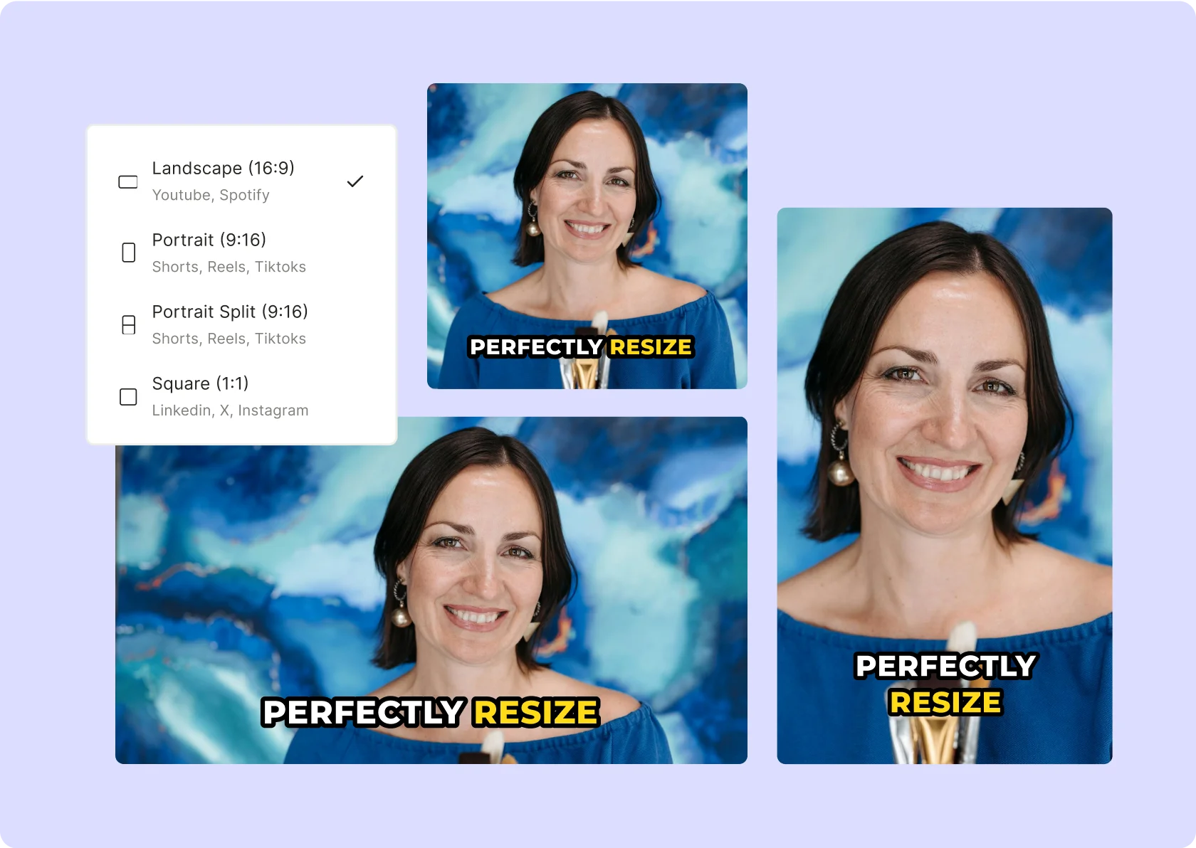 Crop video with 100% precision