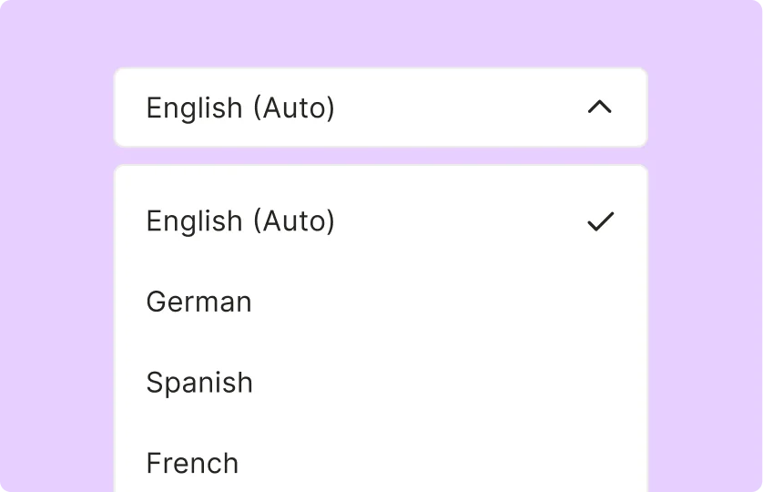 Multilingual Support