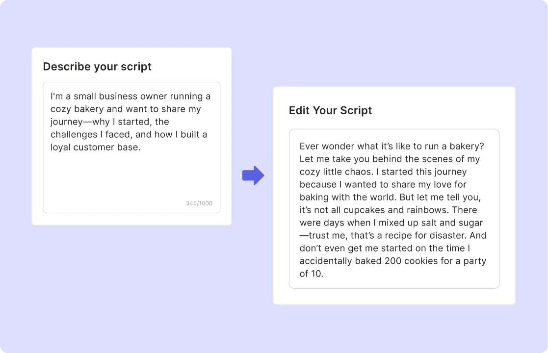 AI-Powered Script Generation