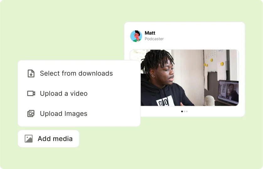 Upload New Content Directly From Your Device