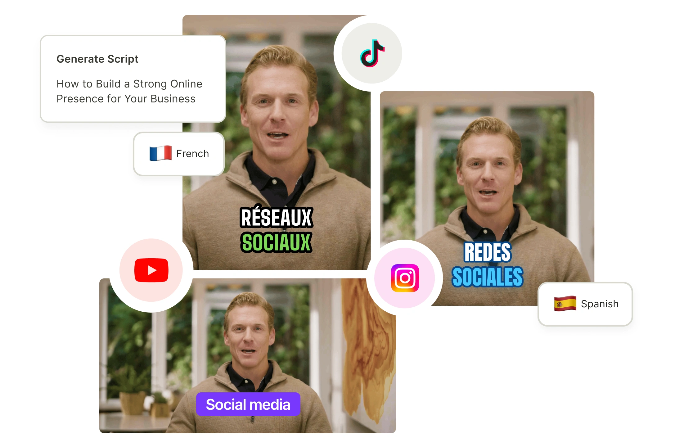 Localize Content at Scale with Multilingual Talking Head AI