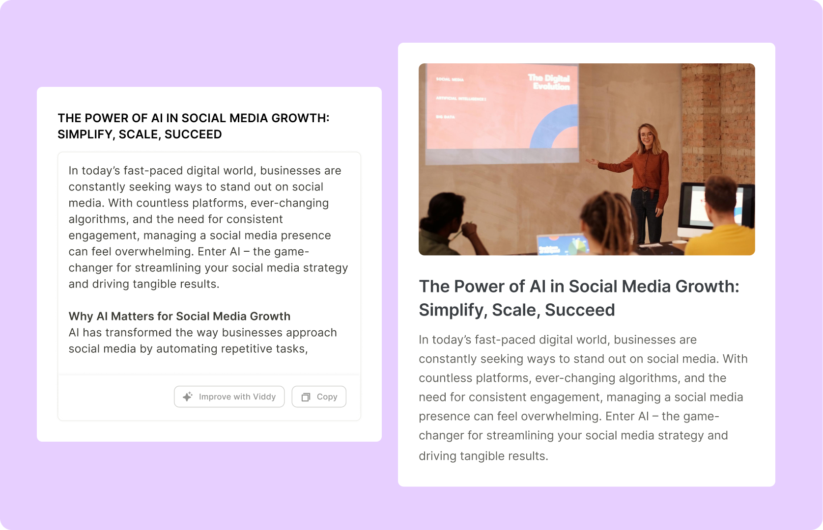SEO-Optimized Scripts and Posts
