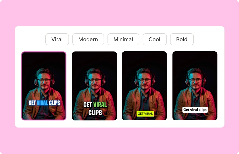 Customize your captions to stand out