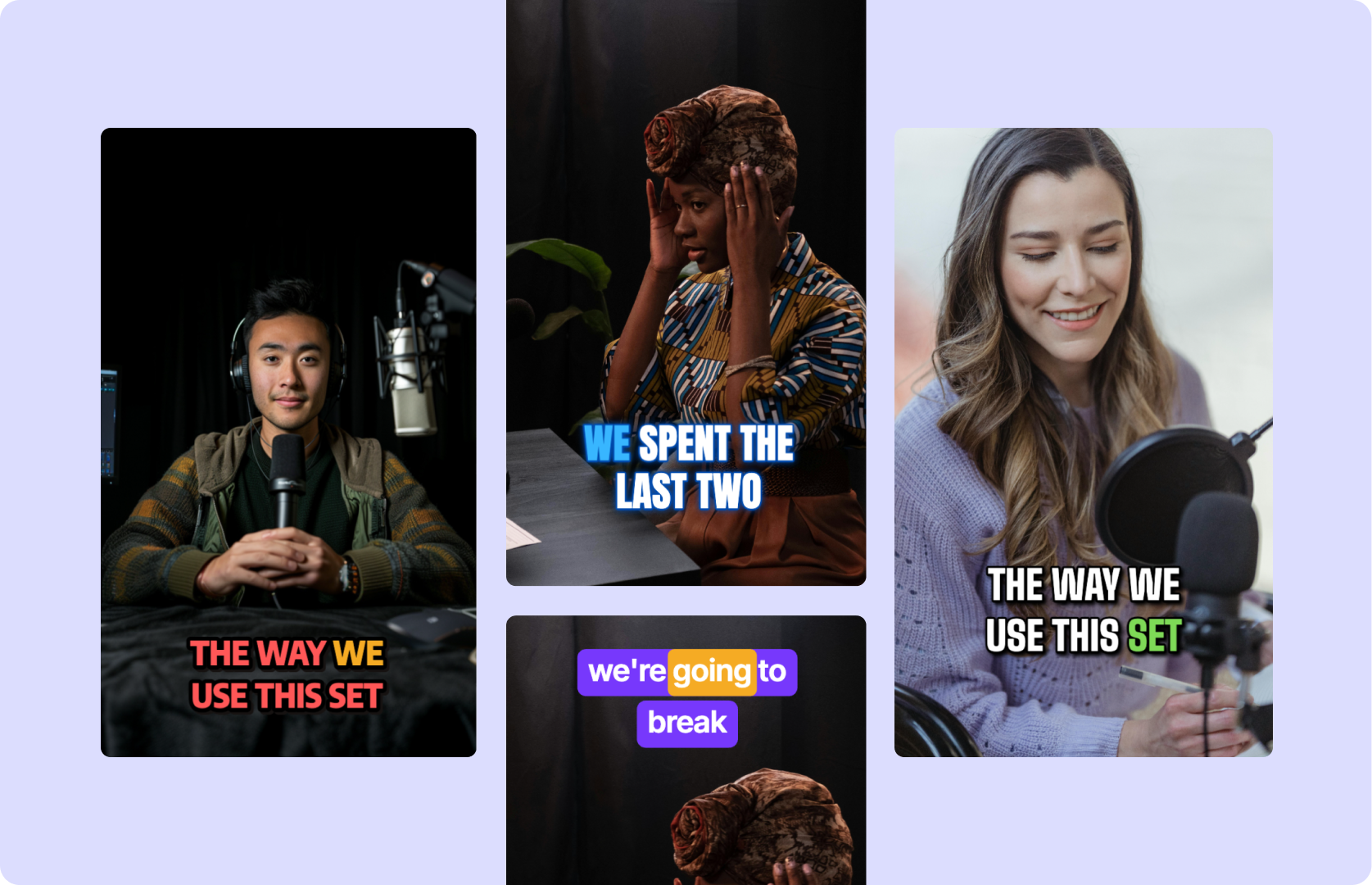 Customizable Captions & Effects