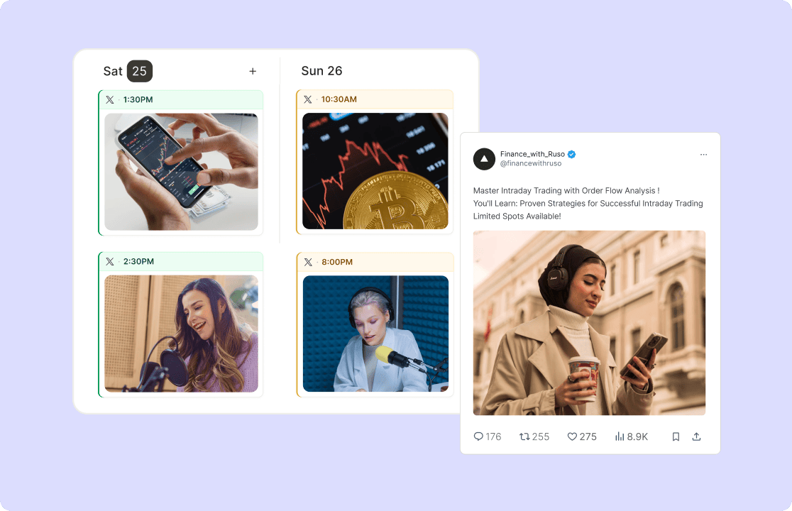 Organize Your X (Twitter) Post Calendar in Seconds