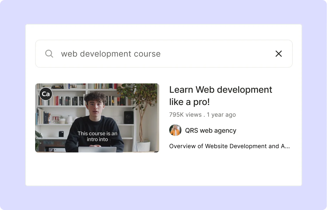 Improve Video Discoverability