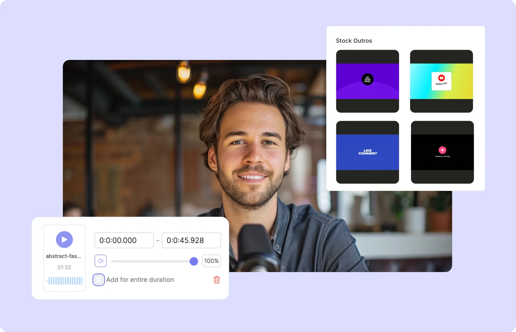 One-Click Audio Integration