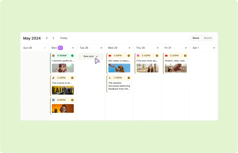 Plan Your Content in Advance With a Visual Calendar