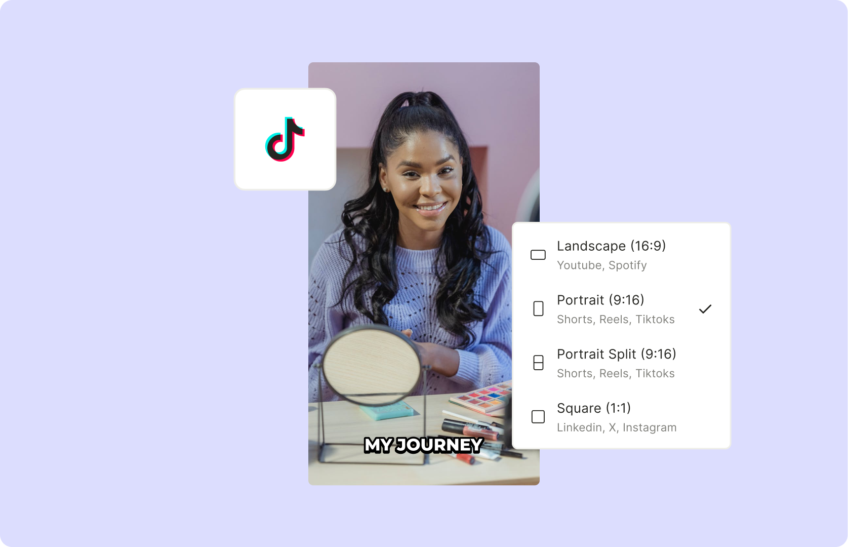 Optimized for TikTok, Reels, and Shorts by Default